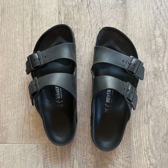 Birkenstock Shoes - Black Birkenstock EVA Arizona Essentials